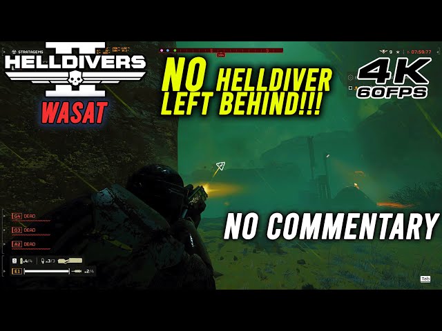 Helldivers 2: 4K Gameplay No Commentary MAX Settings | RTX 4080 P101