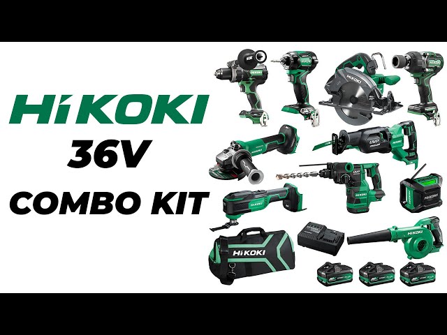 HIKOKI 36V 10 Piece Combo Kit | REVIEW