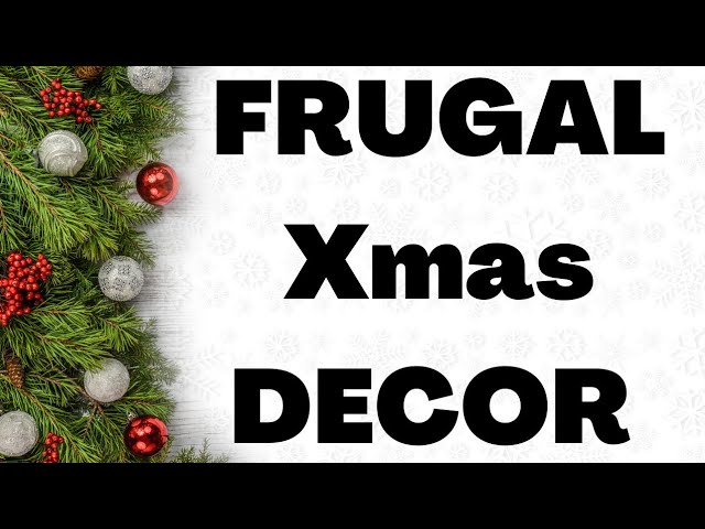 DIY CHRISTMAS DECORATION IDEAS 2020,  under a dollar , frugal tips this Christmas #frugaltips