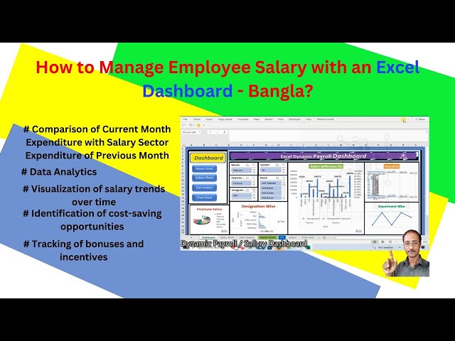 How to Manage Employee Salary with an Excel Dashboard-Bangla?