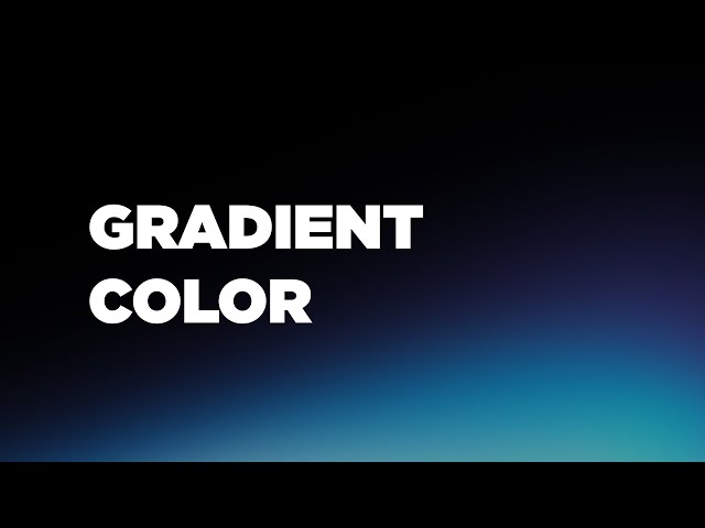 Gradient Color Effect