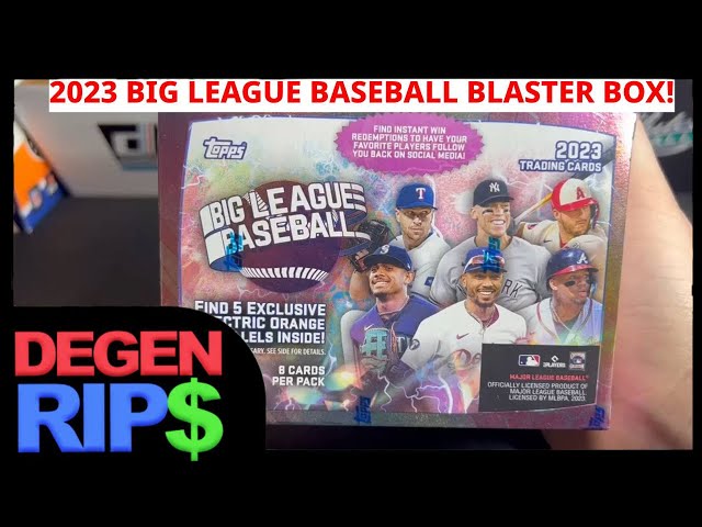 SUPER RARE! 2023 Big League Baseball Blaster Box Review!