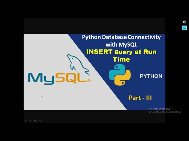 INSERT values at RUN TIME in Python + MySQL