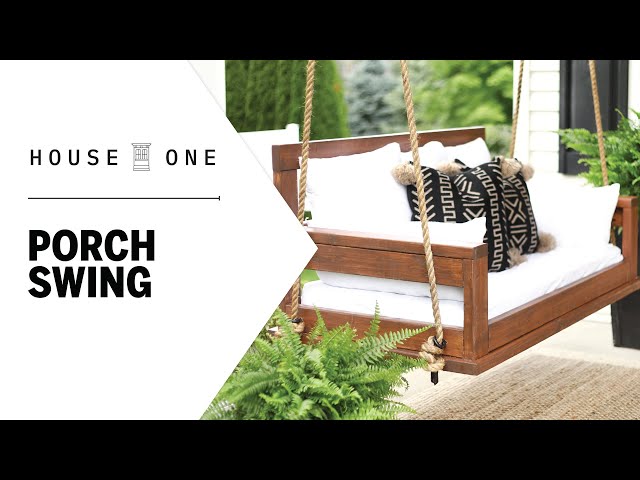 How to Build an Easy DIY Porch Swing | House One