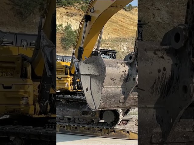 Loading And Transporting The Cat 352F Excavator! (Part 3) #shorts