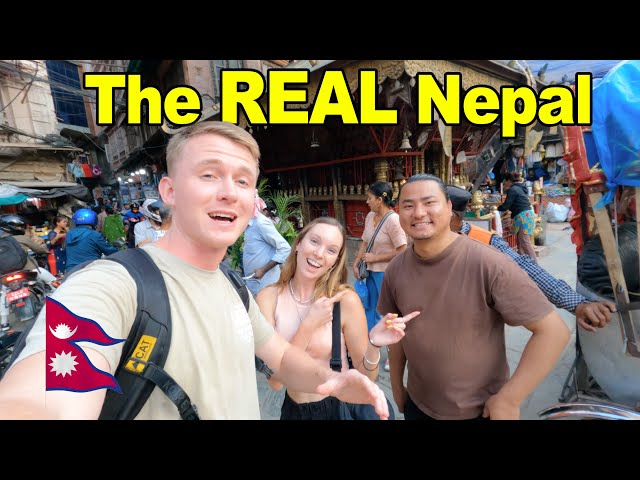 Where Tourists DON'T Go in Kathmandu | Trying Local Nepali Food