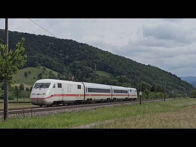 ICE S auf der Schwarzwaldbahn, 50 Jahre 101er, Messzug und weiterer Zugverkehr