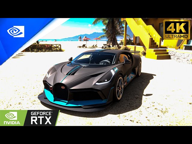 Bugatti Divo 1500HP RTX 4090 Forza Horizon 5 Maximum Graphics 4k 60pfs