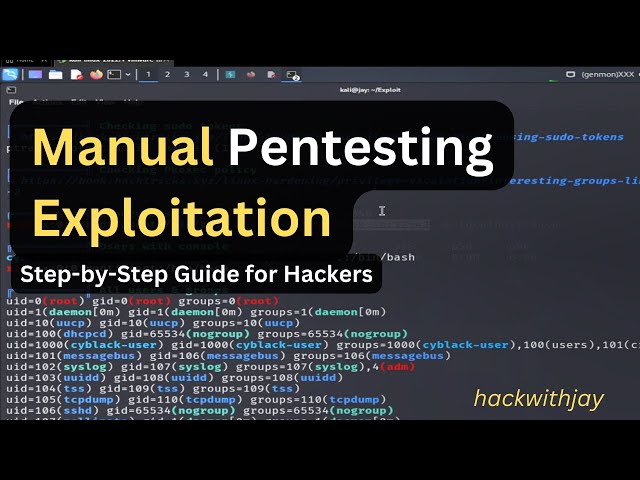 Manual Pentesting Exploitation: Step-by-Step Guide for Hackers