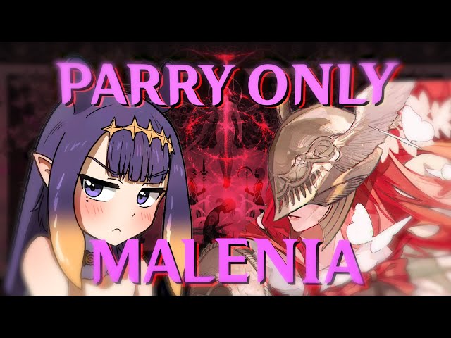 Ina Fights Malenia PARRY ONLY in her first Elden Ring stream in 2 years