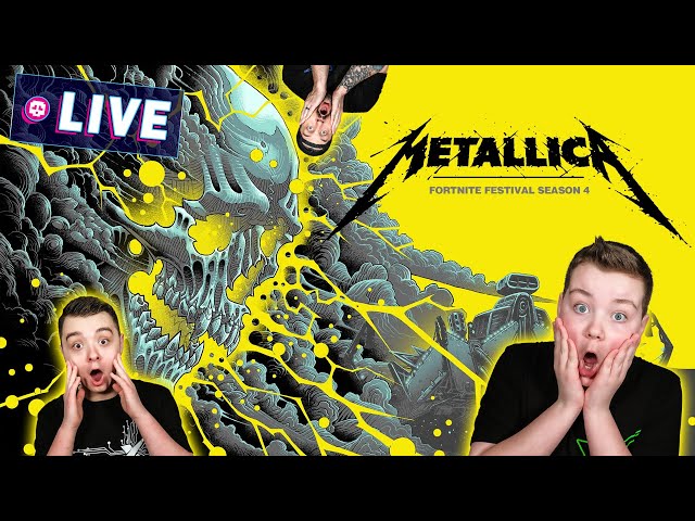New Fortnite X Metallica Concert Soon!!! LIVE Uploads of Fun