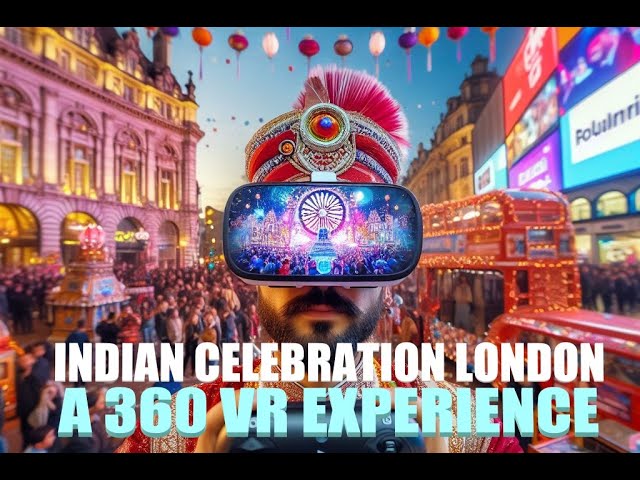Indian Celebration in London at New Year- What's it like? - A Full 360 VR Experience