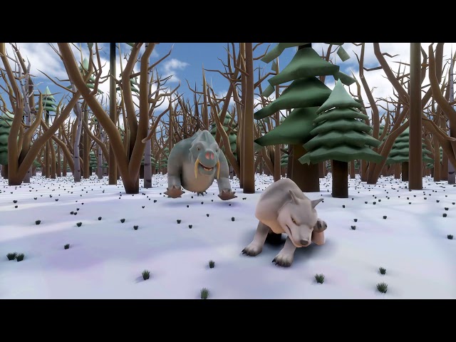 Howling Havoc: Winter Map Showdown - Epic Video Meme of Behemoth vs. Wolf!