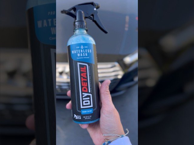 @diydetailofficial  NEW Waterless Wash- IS IT SAFE ON PAINT?? #detailing  #diy #blackcar  #carwash