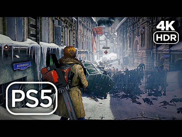 World War Z | Moscow Zombies Invasion [PS5™4K HDR] Gameplay Play Station™5
