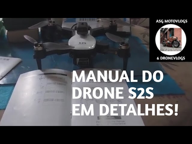 DRONE S2S EM DETALHES PELO MANUAL. #drones #dronesdebrinquedo #drone_s2s