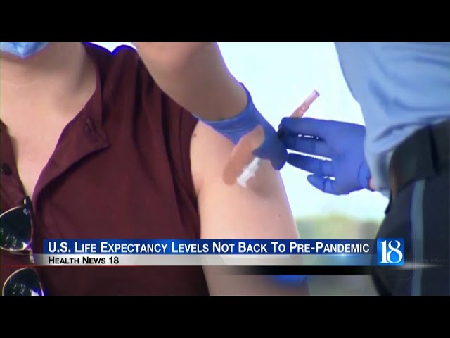 Health News 18: U.S. Life Expectancy Levels Not Back To Pre-Pandemic