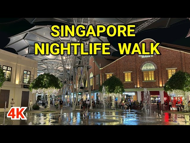 Singapore Nightlife Walk | A Walk Through Clarke Quay, Singapore: Food, Fun & Nightlife