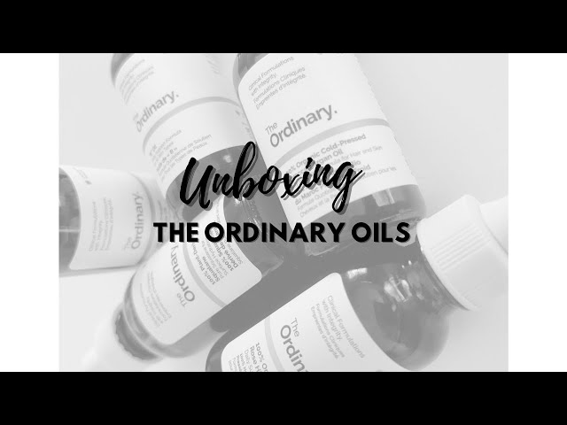 All The Ordinary Oils  In One Video - Marula, Argan, Rose Hip, Squalane and B Oil