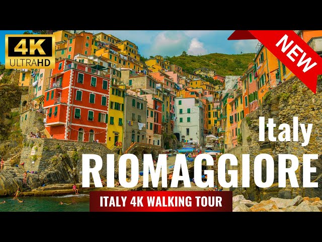 CINQUE TERRE - ITALY Walking Tour 2024 [4K/60fps] - RIOMAGGIORE