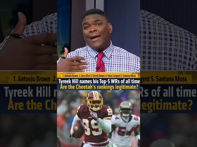 Keyshawn has NO problem with Tyreek Hill's Top 5 WRs 🏈 #NFL #TyreekHill #Undisputed