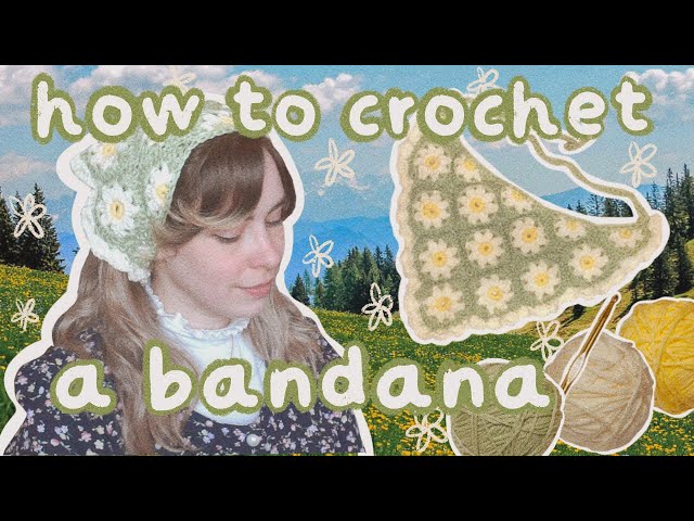 How to Make a Crochet Bandana