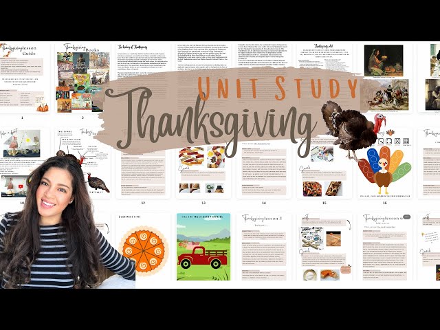 FREE Thanksgiving Unit Study
