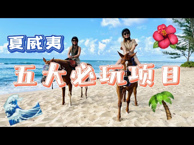 [ENG SUB]夏威夷五大必玩户外活动 旅游攻略 玩什么 经费多少 适合一家大小？OAHU Hawaii FIVE MUST TRY ACTIVISTS