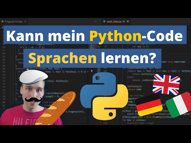 Sprachen erkennen in Python - Ein einfacher Algorithmus
