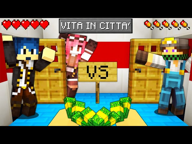 NEGOZIO STEF E PHERE vs NEGOZIO MARCY!! - VITA IN CITTA - Minecraft ITA