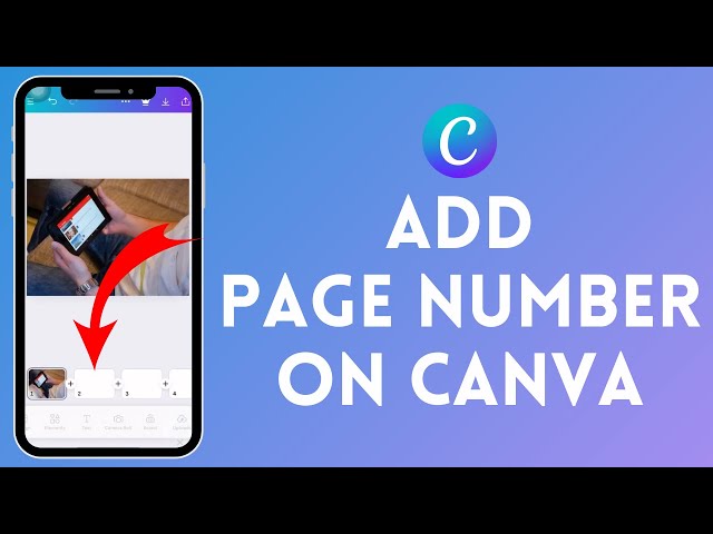 How to Add Page Number on Canva (2024) | Include Page Number on Canva