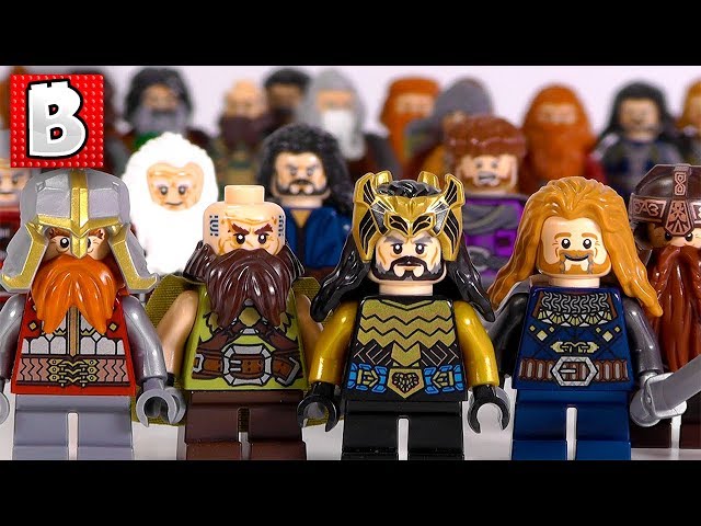 Every LEGO Dwarf Lord of The Rings Minifigure Ever Made!!!