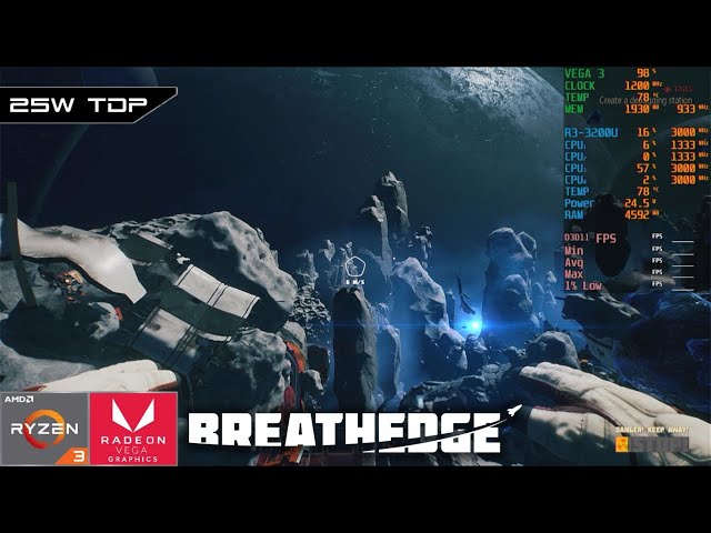 Breathedge: The Leia Center | AMD Ryzen 3 3200U Vega 3