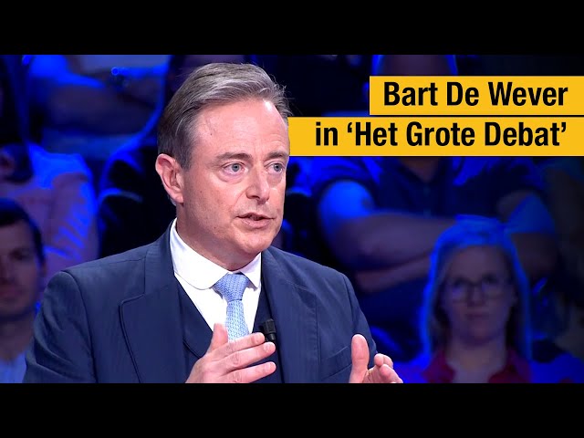 Bart De Wever in 'Het Grote Debat'