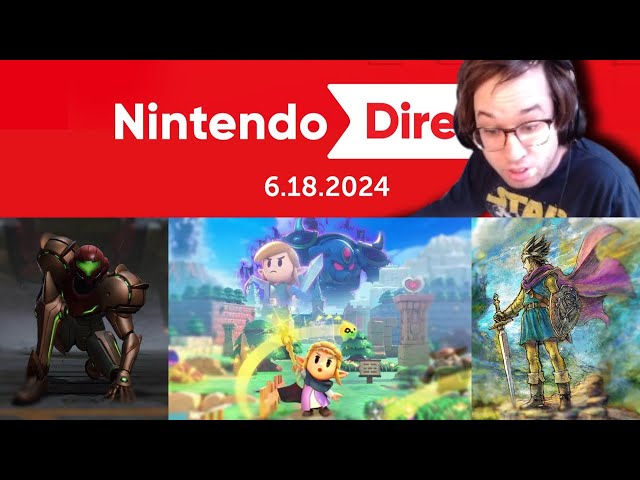 Nintendo Direct 6.18.2024 REACTION!!!! | NeosPKMN
