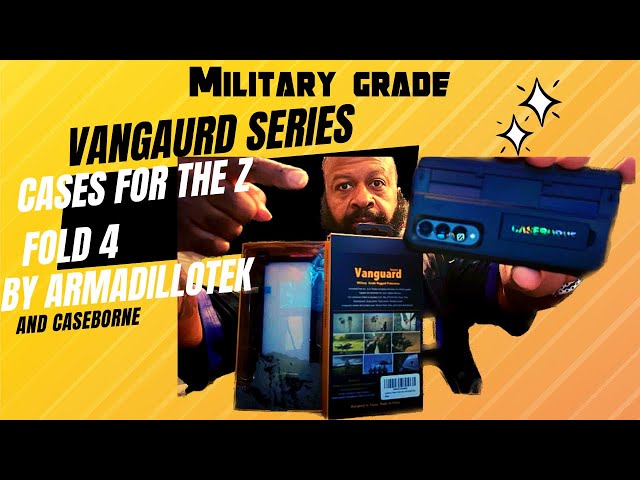V Series Military Grade case for @Samsung Z Fold 4 with S-Pen semi auto slot! ArmadilloTek-CASEBORNE