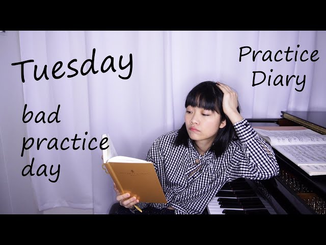 Bad Practice Day 😳 Tuesday Piano Practice Diary | Tiffany Vlogs #115