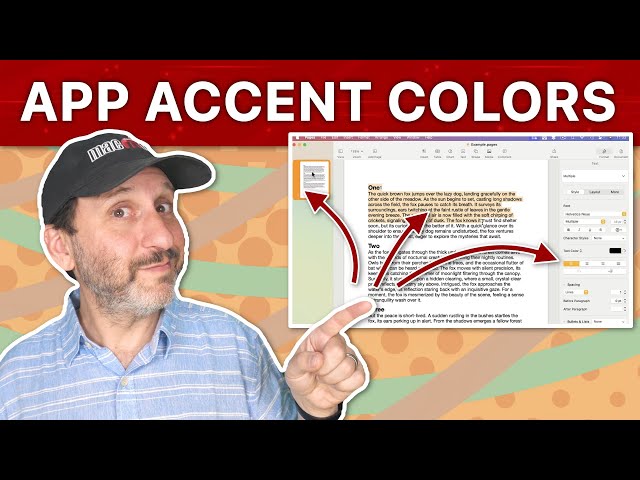Changing the Accent Color Used in Apple Apps