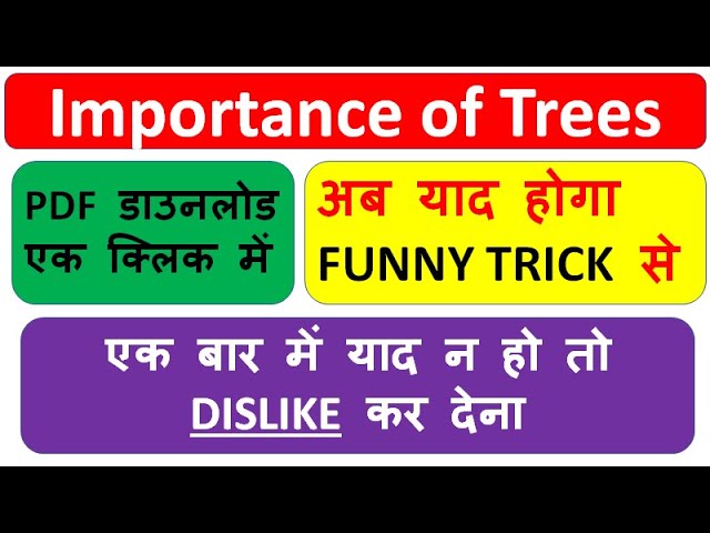 Essay an importance of trees for students | Benefits of trees essay | paragraph on trees | 2021