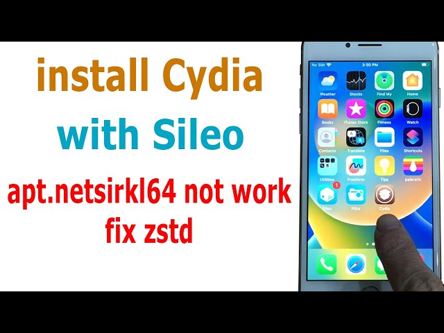 How to install Cydia with Sileo on Jailbroken iPhone by Palera1n, Winra1n