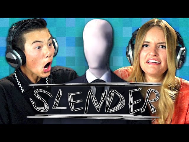 SLENDER (Teens React: Gaming)
