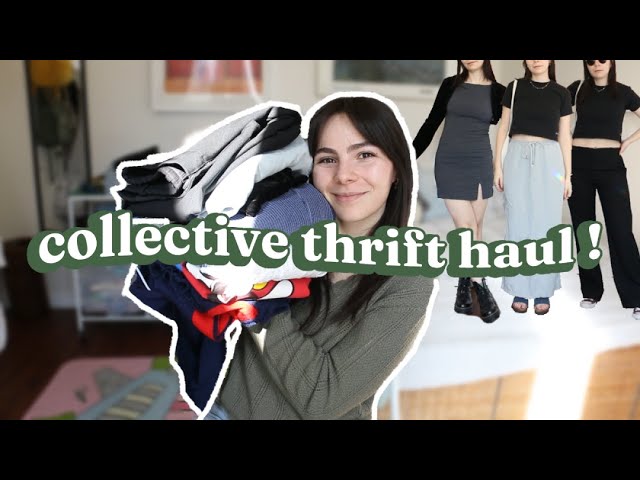 Collective Thrift Haul and Style! Vintage and Designer!!