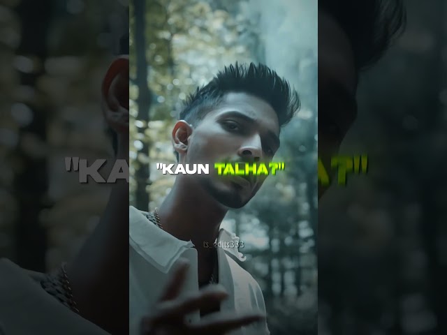 KAUN TALHA - Talha Anjum | Lyrical edit #shorts #dhh #talhaanjum #naezy #disstrack #kauntalha