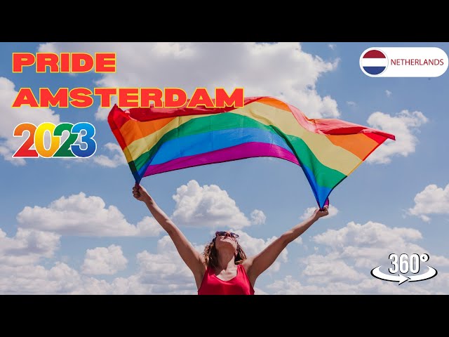 Amsterdam LGBTQ+ Parade VR 2023 Teil 3: Weitere Szenen von der Feier.