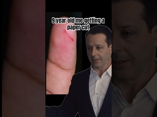 9 Year Old Me Getting a Paper Cut #succession #meme #kendallroy #viral