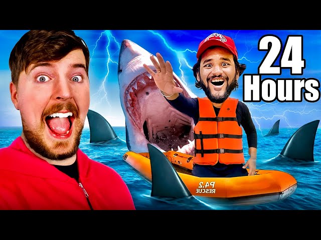 @MrBeast challenged me to survive 24 hours In middle of the ocean
