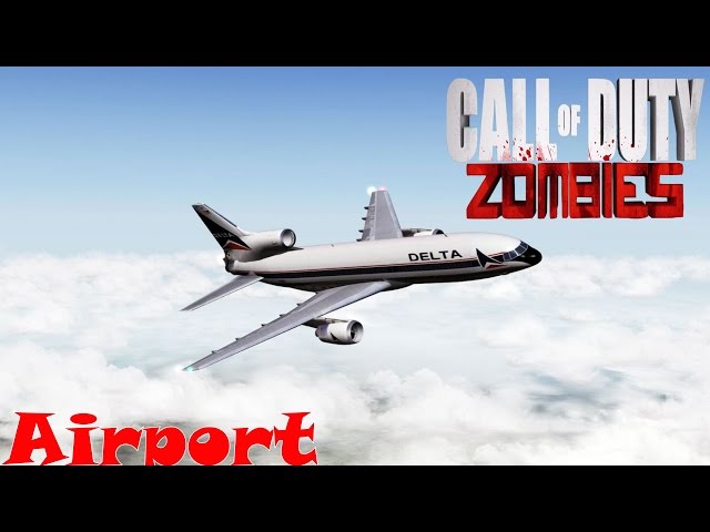 Airport ''Easter Egg Crazy'' SOLO - Call Of Duty Zombies