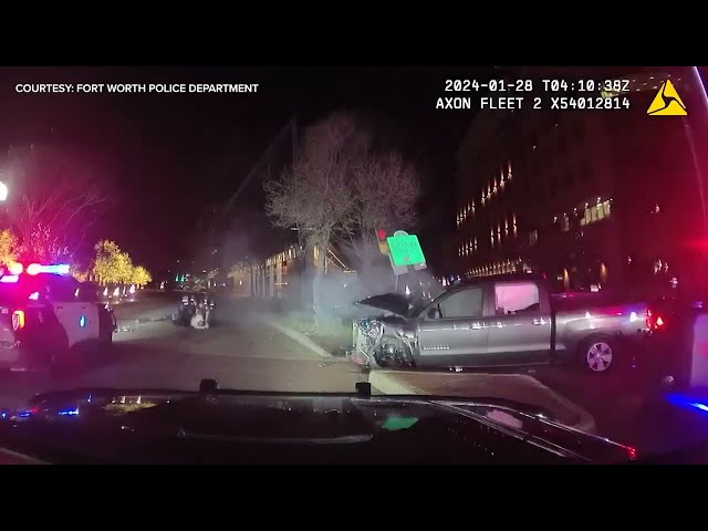 Fort Worth police Chase Drunk Driver