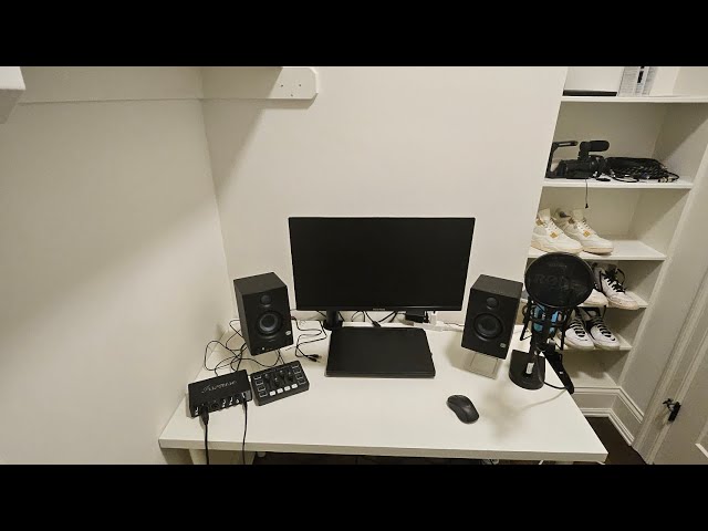 My NEW home studio setup!! 🤯😱