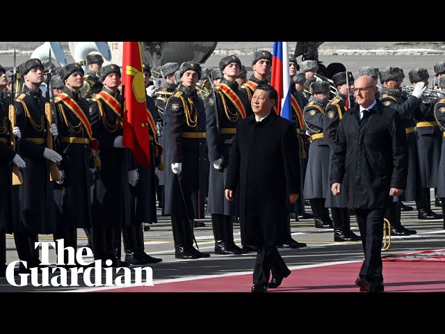 China's Xi Jinping arrives in Moscow to meet Vladimir Putin